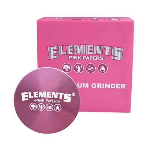 ELEMENTS PINK Grinder (4-Part) – Large (62mm)