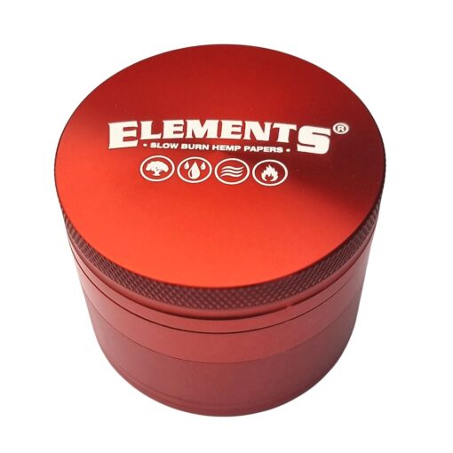 ELEMENTS RED Grinder (4-Part) – Large (62mm)