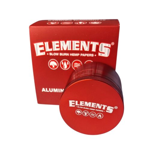 ELEMENTS RED Grinder (4-Part) – Medium (56mm)