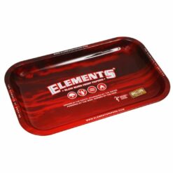ELEMENTS RED Metal Rolling Tray Medium