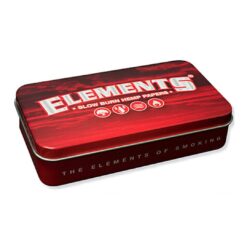 ELEMENTS RED Metal Tin Box