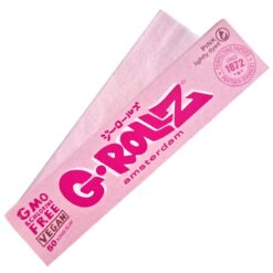 G ROLLZ Pink Rolling Papers - Slim Size