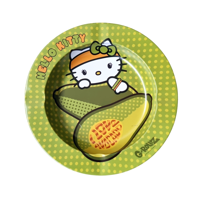 G-Rollz Hello Kitty Rolling Tray with 'Avocado' print (Medium)