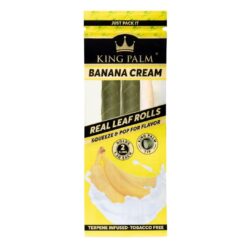 KING PALM Slim Rolls - Banana Cream