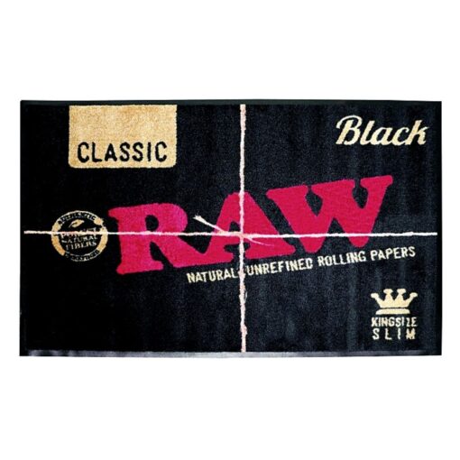 RAW Black Floor Mat (120x80cm)