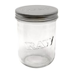 RAW Glass Mason Jar - Large (16oz/475ml)