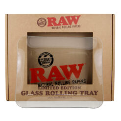 RAW Glass Rolling Tray - Large