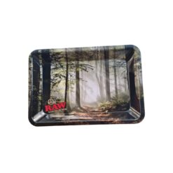 RAW Metal Rolling Tray – Forest (Mini)