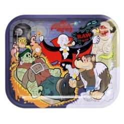 RAW Metal Rolling Tray - Monster Sesh (Large)