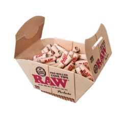 RAW Pre-rolled Cone Tips - 100 Box
