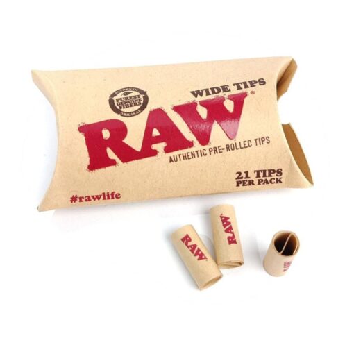 RAW Pre-Rolled Tips Wide