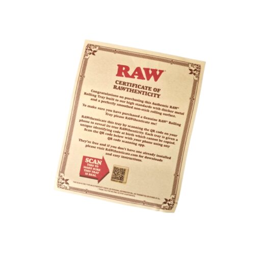 RAW Rolling Tray - Black (Large)