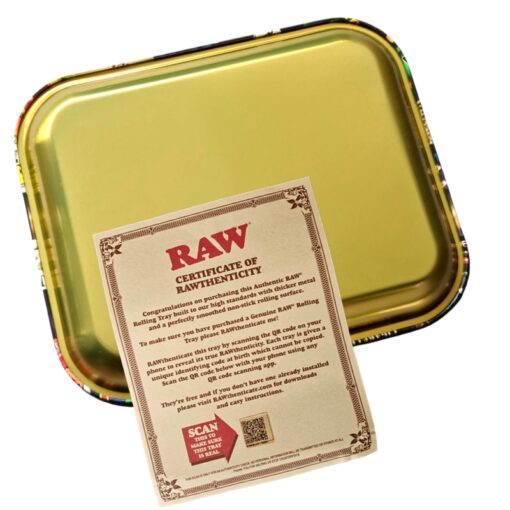 RAW Rolling Tray - History 101 (Large)