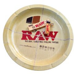 RAW Round Rolling Tray / Mega Ashtray