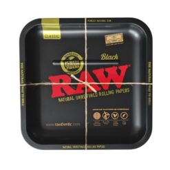 RAW Square Rolling Tray - Matt Black