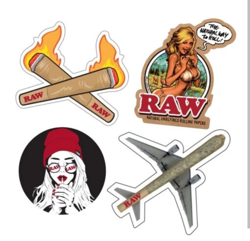 RAW Sticker set