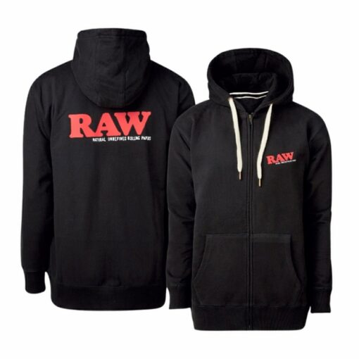 RAW Superstar Zipper Hoodie - Black Logo