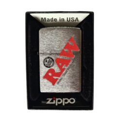 RAW x Zippo Petrol Lighter - Brushed Silver
