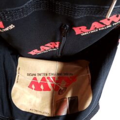 RP x RAW RAWLER Zipper Hoodie - Red on Black