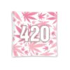 V-SYNDICATE Shatterproof Glass Ashtray - 420 Pink