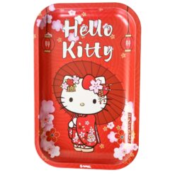 G ROLLZ Hello Kitty Rolling Tray - Red Kimono (Medium)