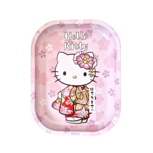 G ROLLZ Hello Kitty Rolling Tray - Pink Kimono (Small)