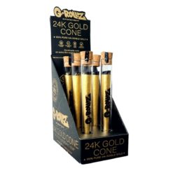G-ROLLZ 24K Gold King Size Cone