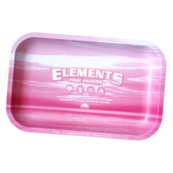 ELEMENTS PINK Rolling Tray - Medium