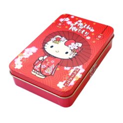 G ROLLZ Hello Kitty Metal Storage Box (Large) – Red Kimono