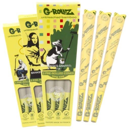 G ROLLZ Bamboo King Size Cones - 3 Pack