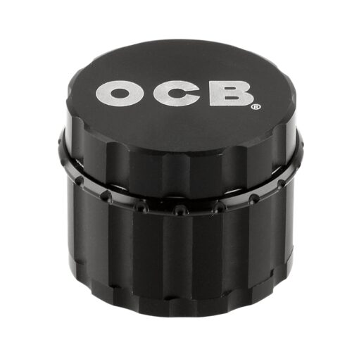 OCB Aluminium Grinder 50mm (4-Piece) - Black