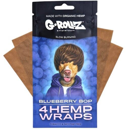 G ROLLZ Organic Hemp Wraps - Blueberry Bop