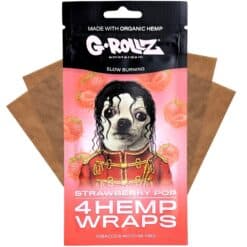 G ROLLZ Organic Hemp Wraps - Strawberry Pop