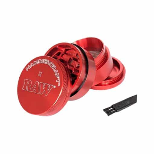 RAW x HAMMERCRAFT Grinder 50mm – Red