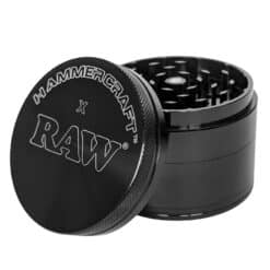 RAW x HAMMERCRAFT Grinder 63mm – Black (Large)