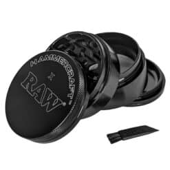 RAW x HAMMERCRAFT Grinder 63mm – Black (Large)