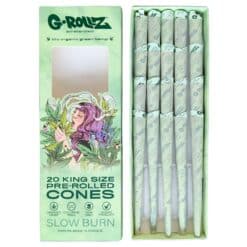 G ROLLZ Green Hemp King Size Cones - 20 pack