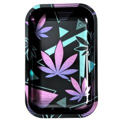 FIRE-FLOW Rolling Tray - Neon Leaves (Medium)