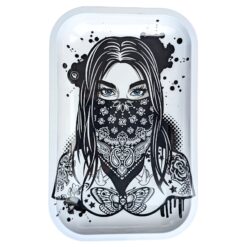 FIRE-FLOW Rolling Tray - Tattoo Girl (Medium)