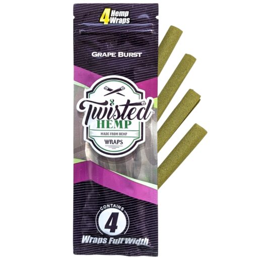 TWISTED Hemp Wraps - Grape Burst