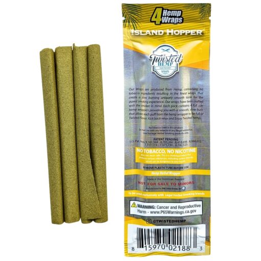 TWISTED Hemp Wraps - Island Hopper