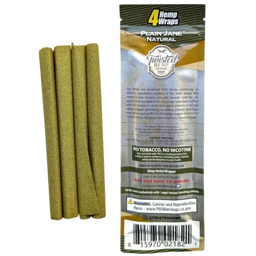 TWISTED Hemp Wraps - Plain Jane